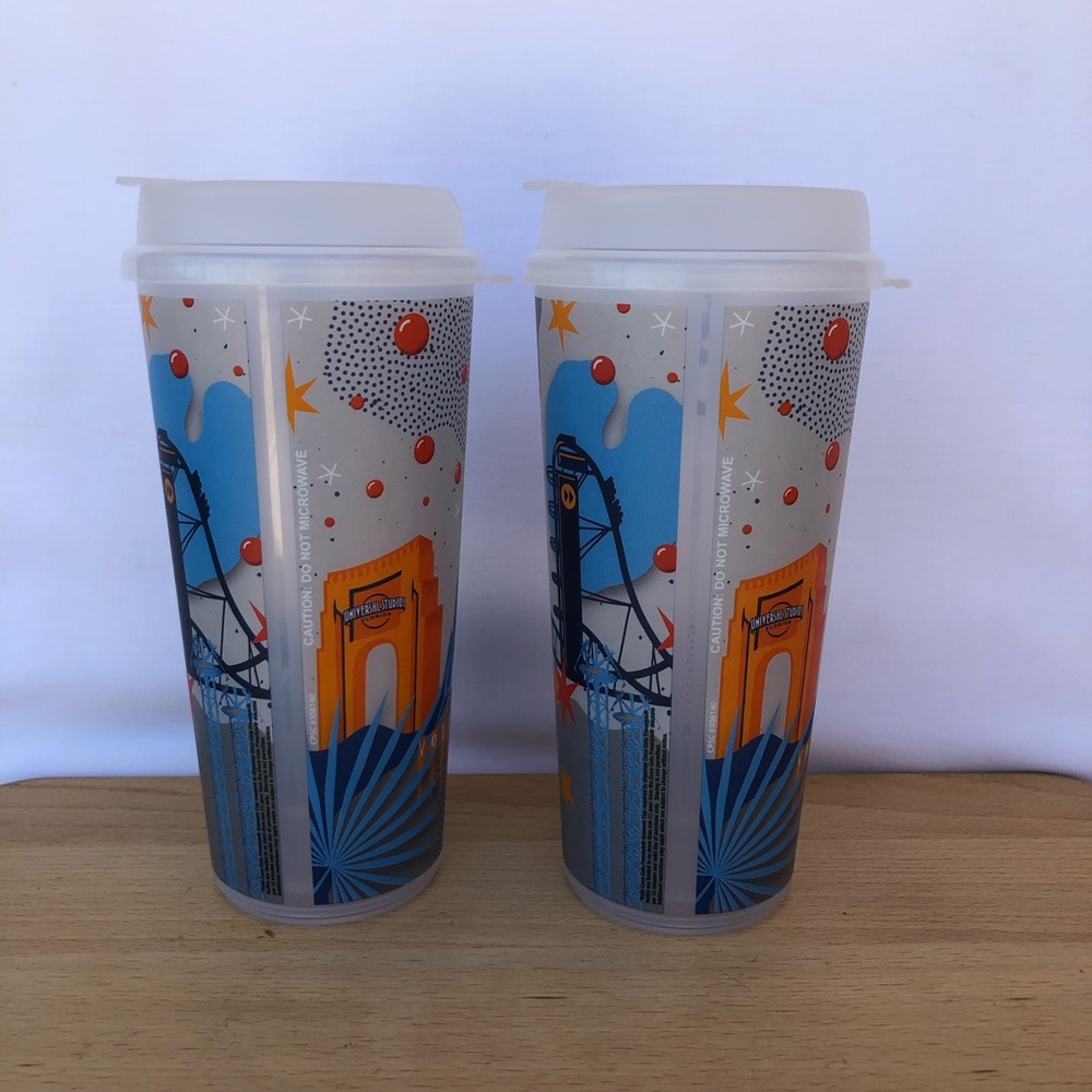 2 Refillable Coca-Cola Freestyle Universal Studios Orlando Parks Tumblers 24 Oz - Picture 5 of 16